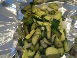 Zucchini Before Grilling