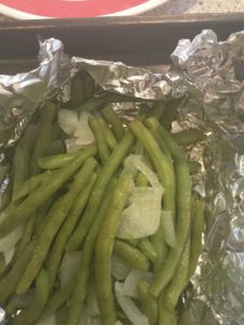 Green Beans on Grill