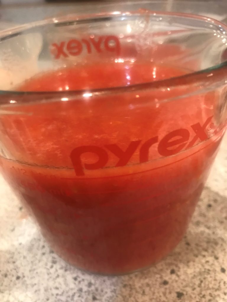 Blended Tomatoes