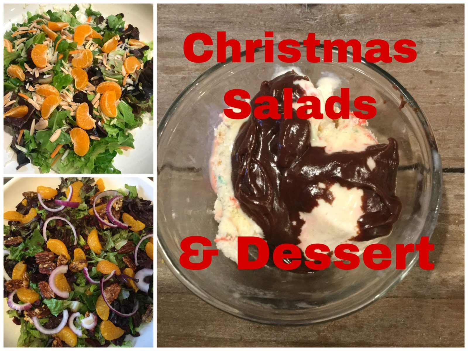Christmas Salads and Dessert