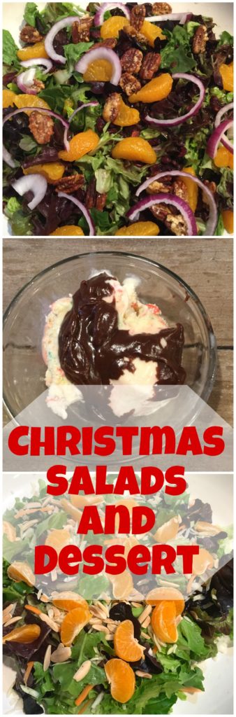 Christmas Salads and Dessert