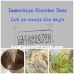 12 immersion Blender uses: Let me count the way