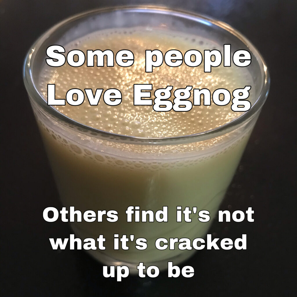 Eggnog Pun