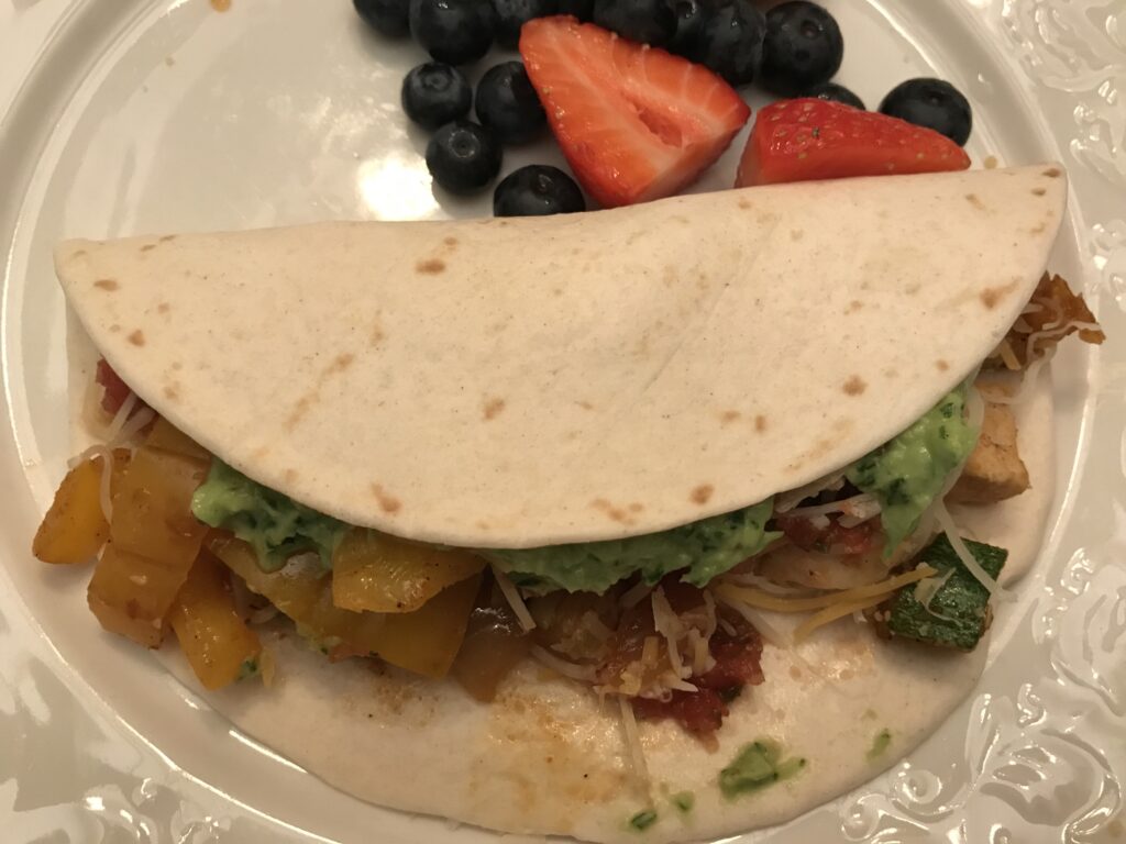 Chicken Veggie Tacos