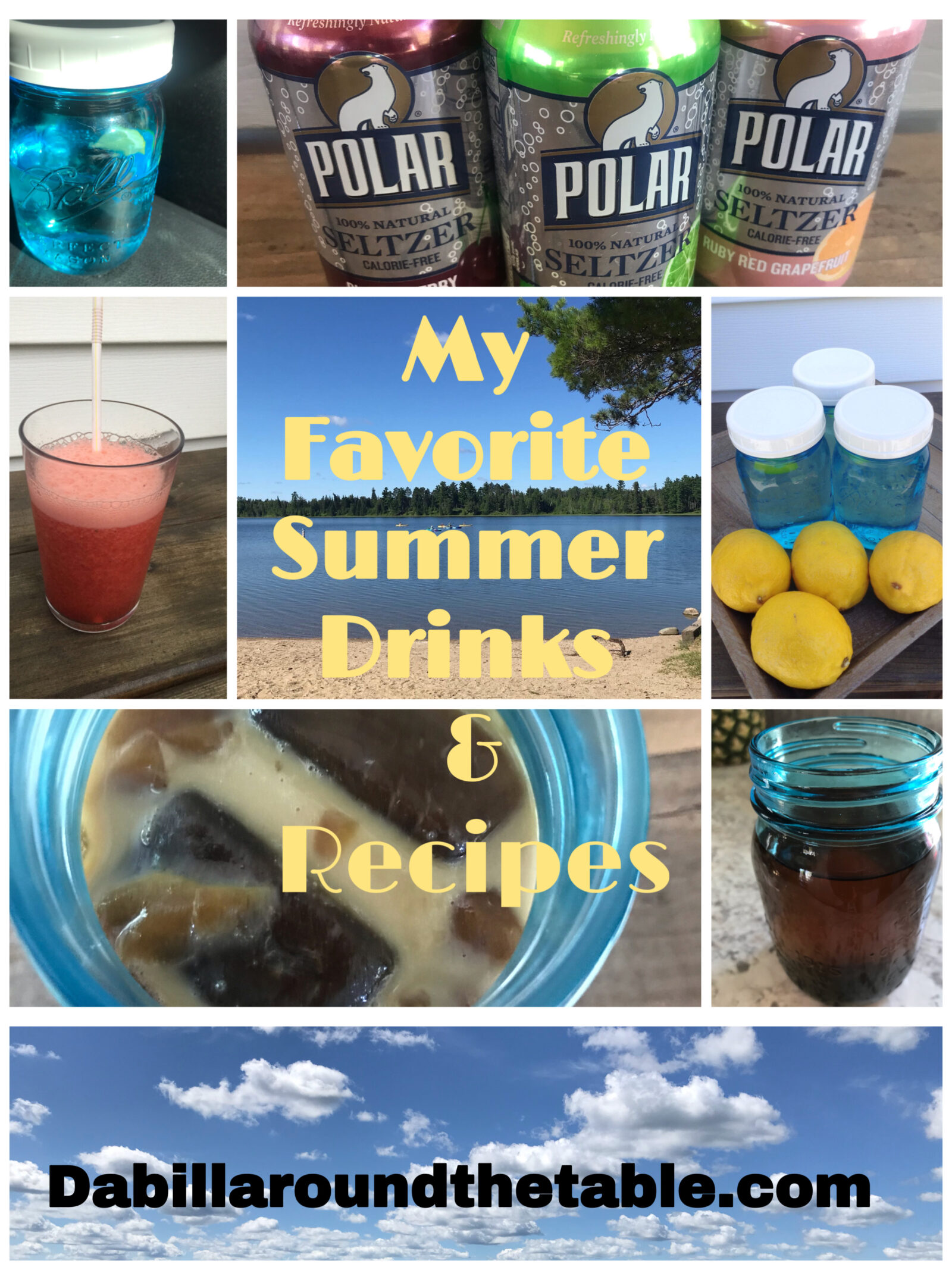 Favorite Summer Drinks For Fluids - Dabillaroundthetable