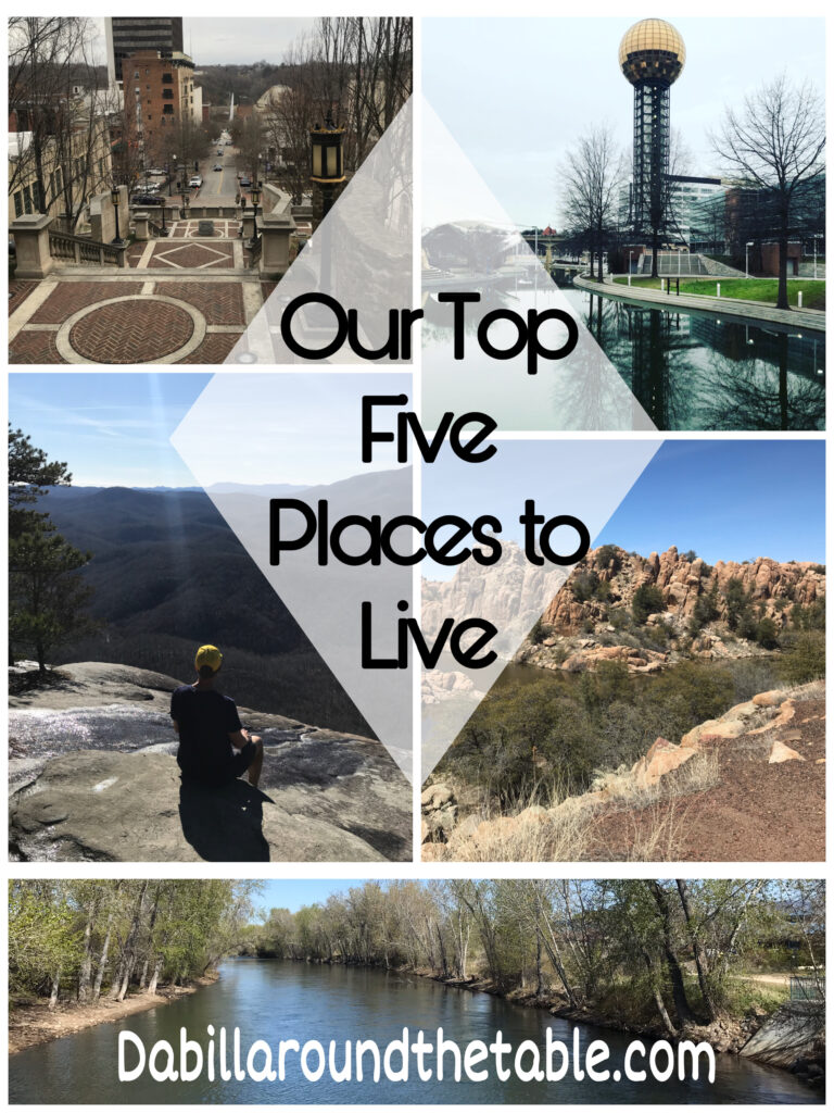 Our Top 5 places to live