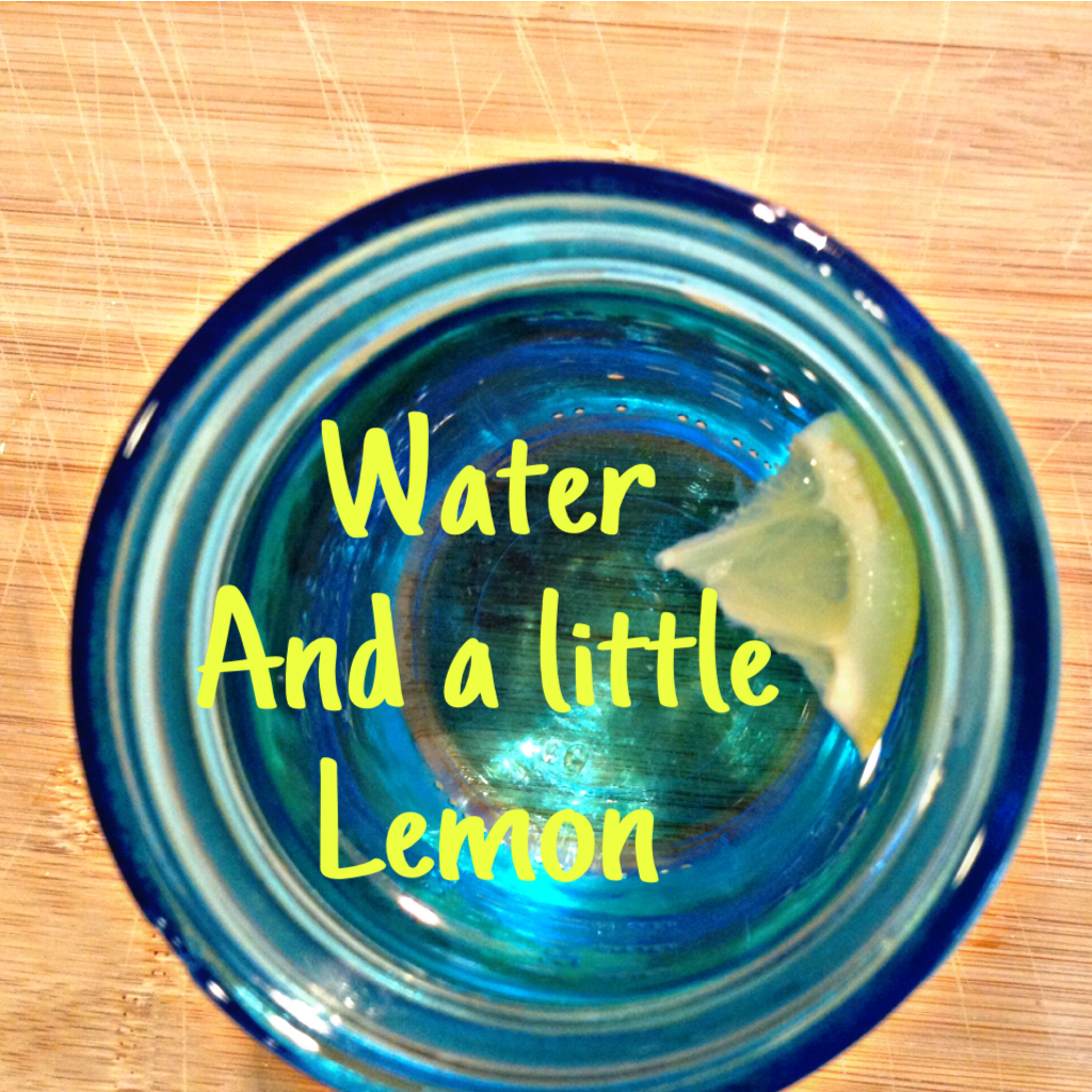 Water and lemon