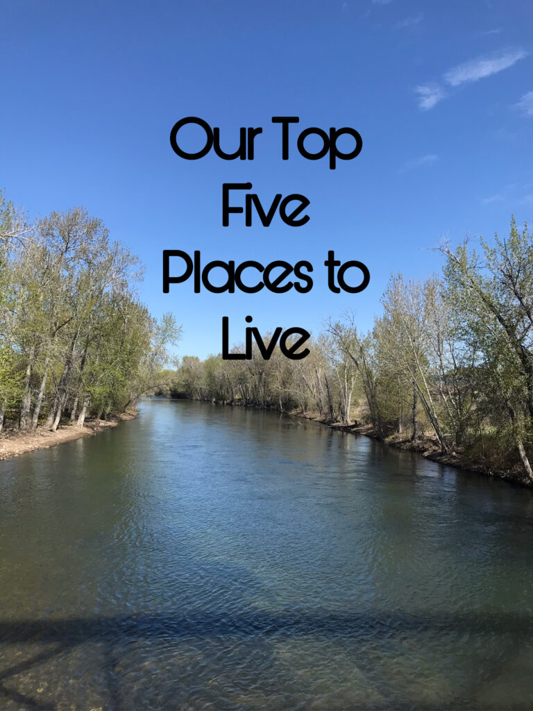 Our Top 5 places to live