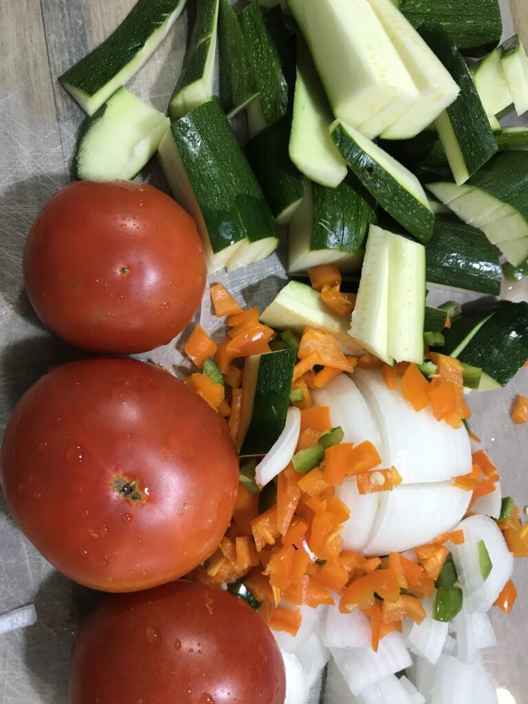 Veggies for maindish