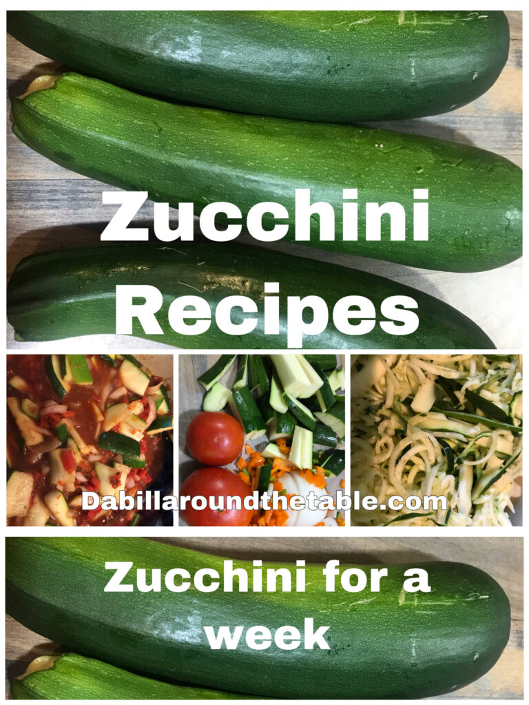 Zucchini for a week