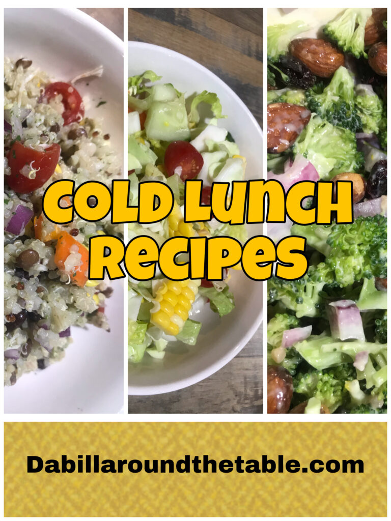 Cold Lunch Recipes