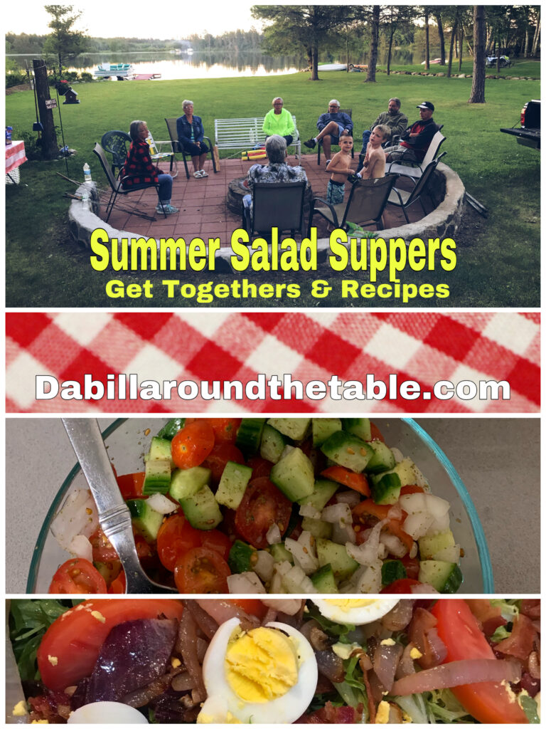 Summer  Salad Supper Get Togethers and Recipes