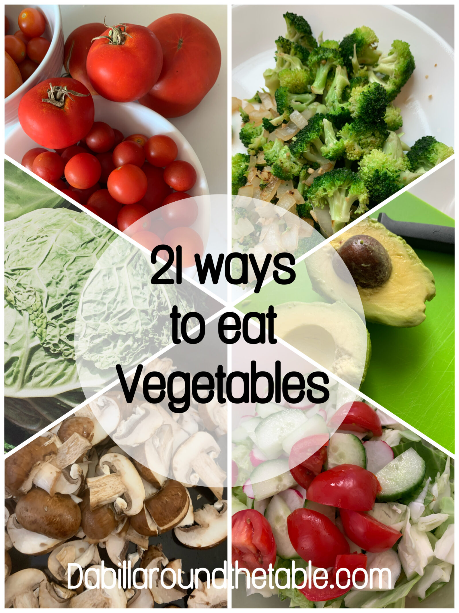 21 ways to eat more vegetables