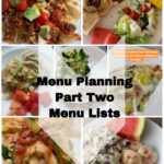 How to Start Menu Planning Part Two – Menu Lists