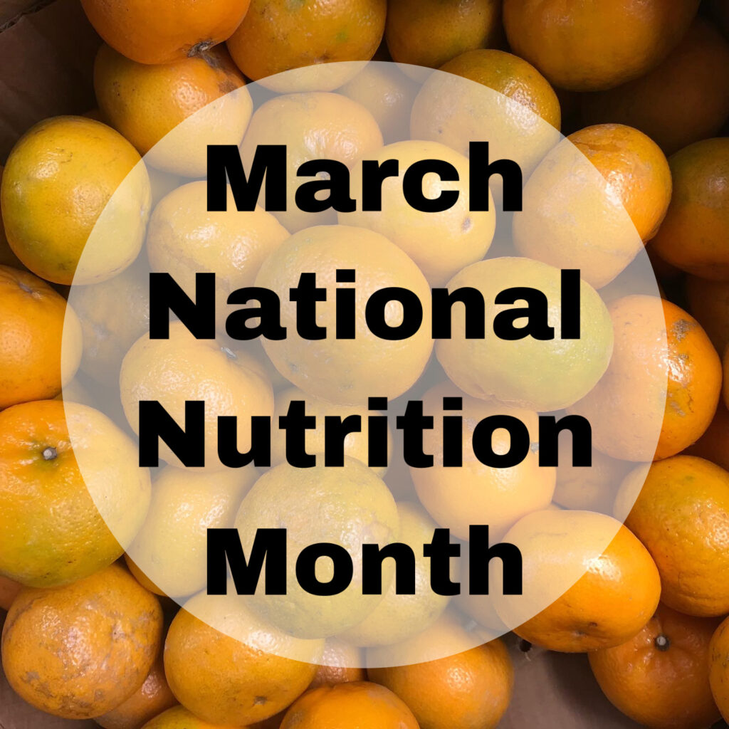 National Nutrition Month