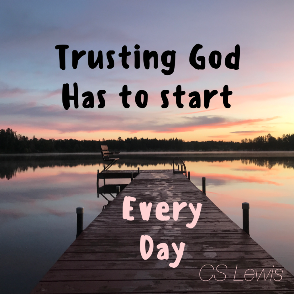 What I've Learned as I Trust God
