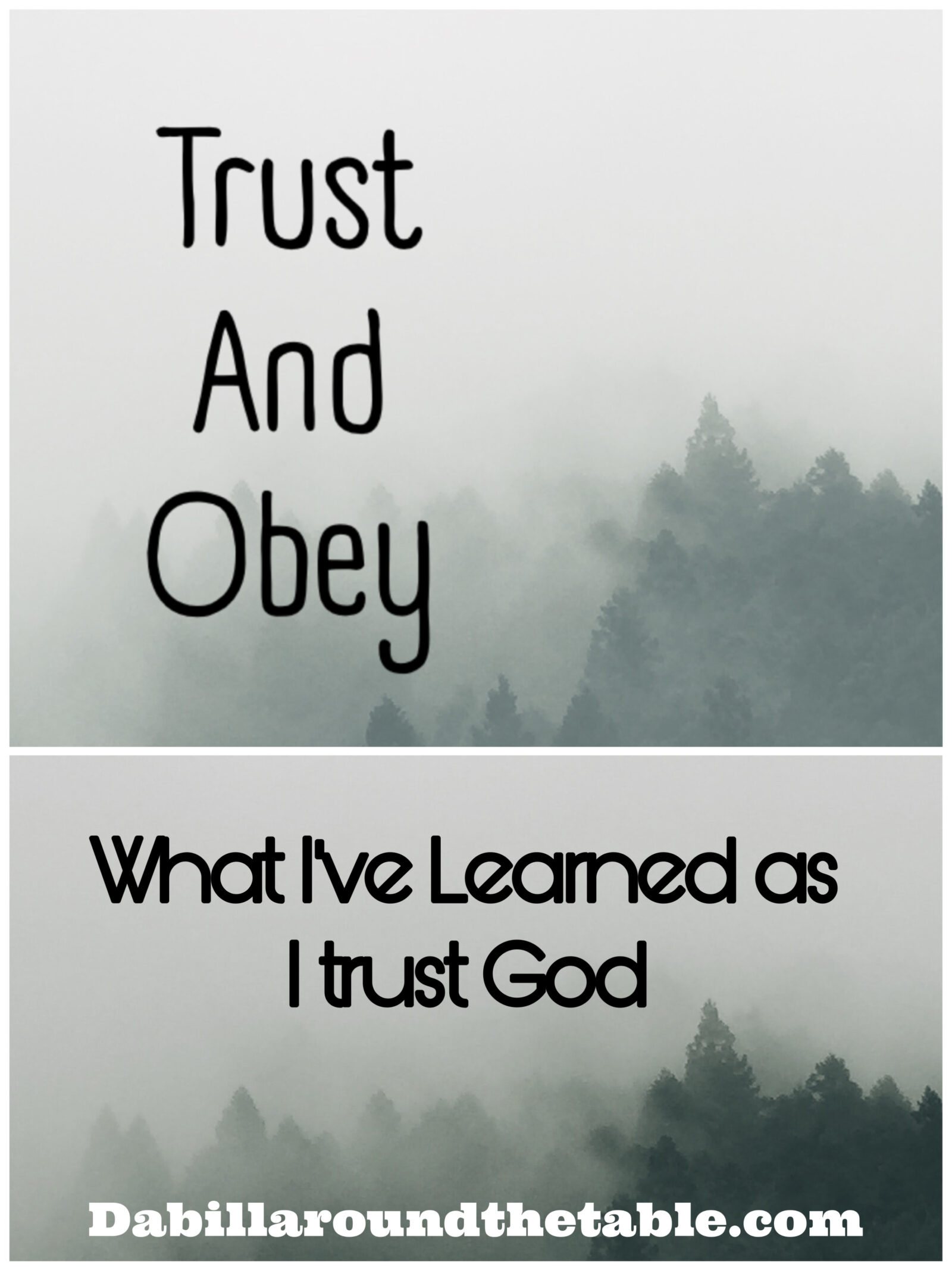 What I've Learned as I Trust God
