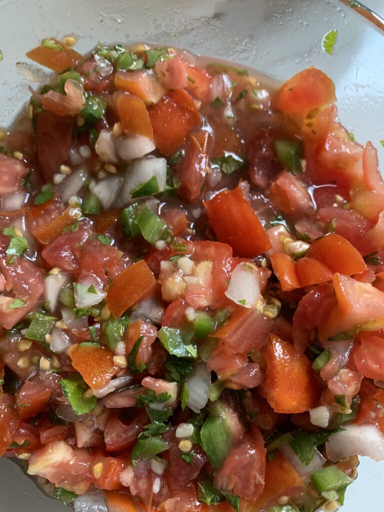 Love for Tomatoes- Recipes for Pico and Bruschetta