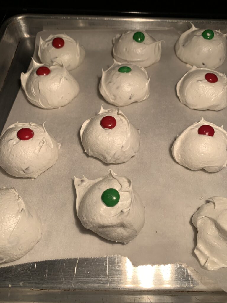 Meringue cookies