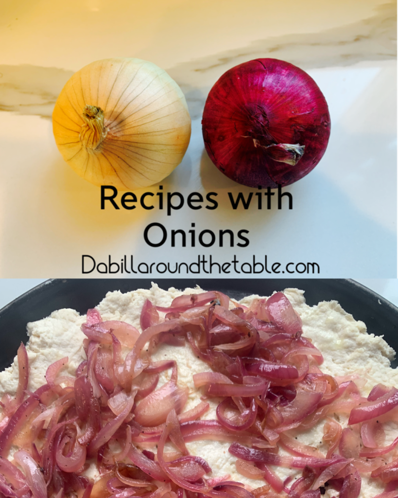 Recipes with Onions, the best flavor and nutrition.