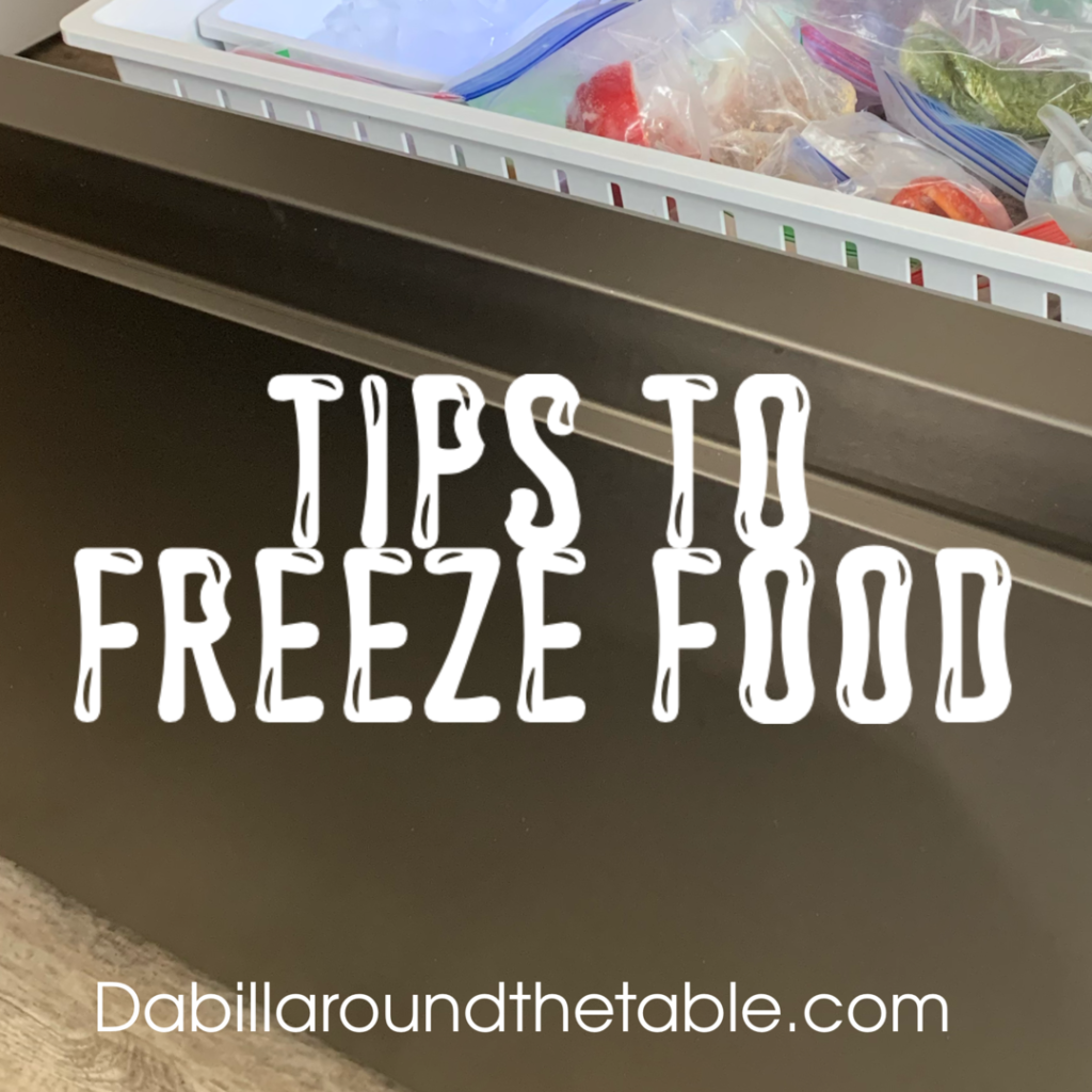 Tips to Freeze Food 
