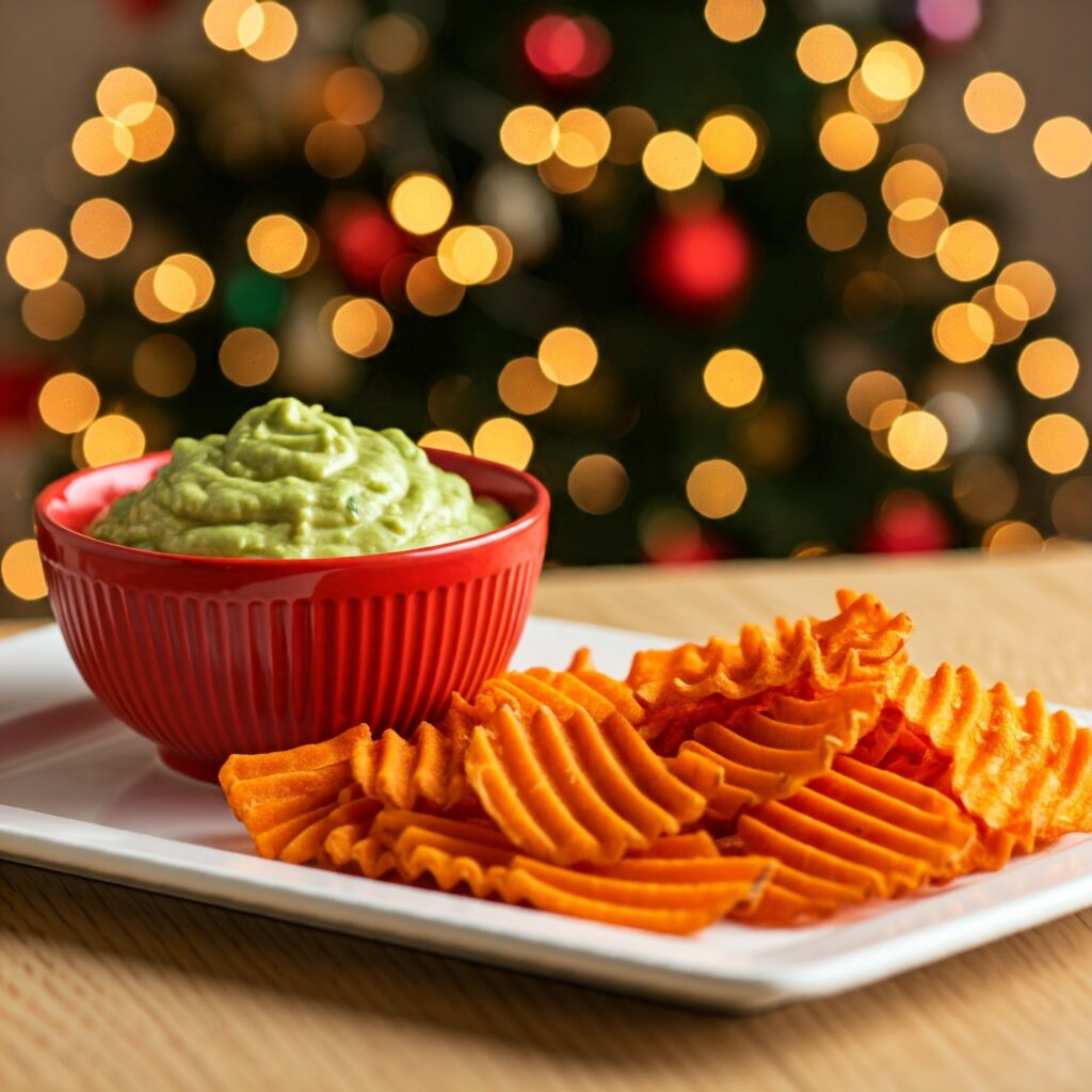 Guac and Carrot Chips